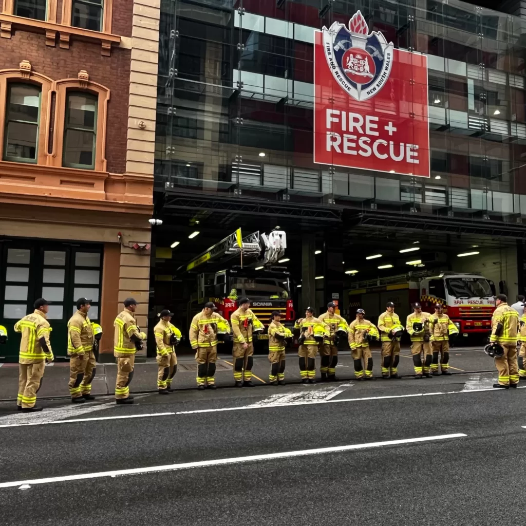 Paid Firefighters from FRNSW 001 Station