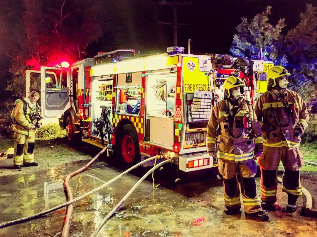 Paid on-call firefighters. Photo: FRNSW-312