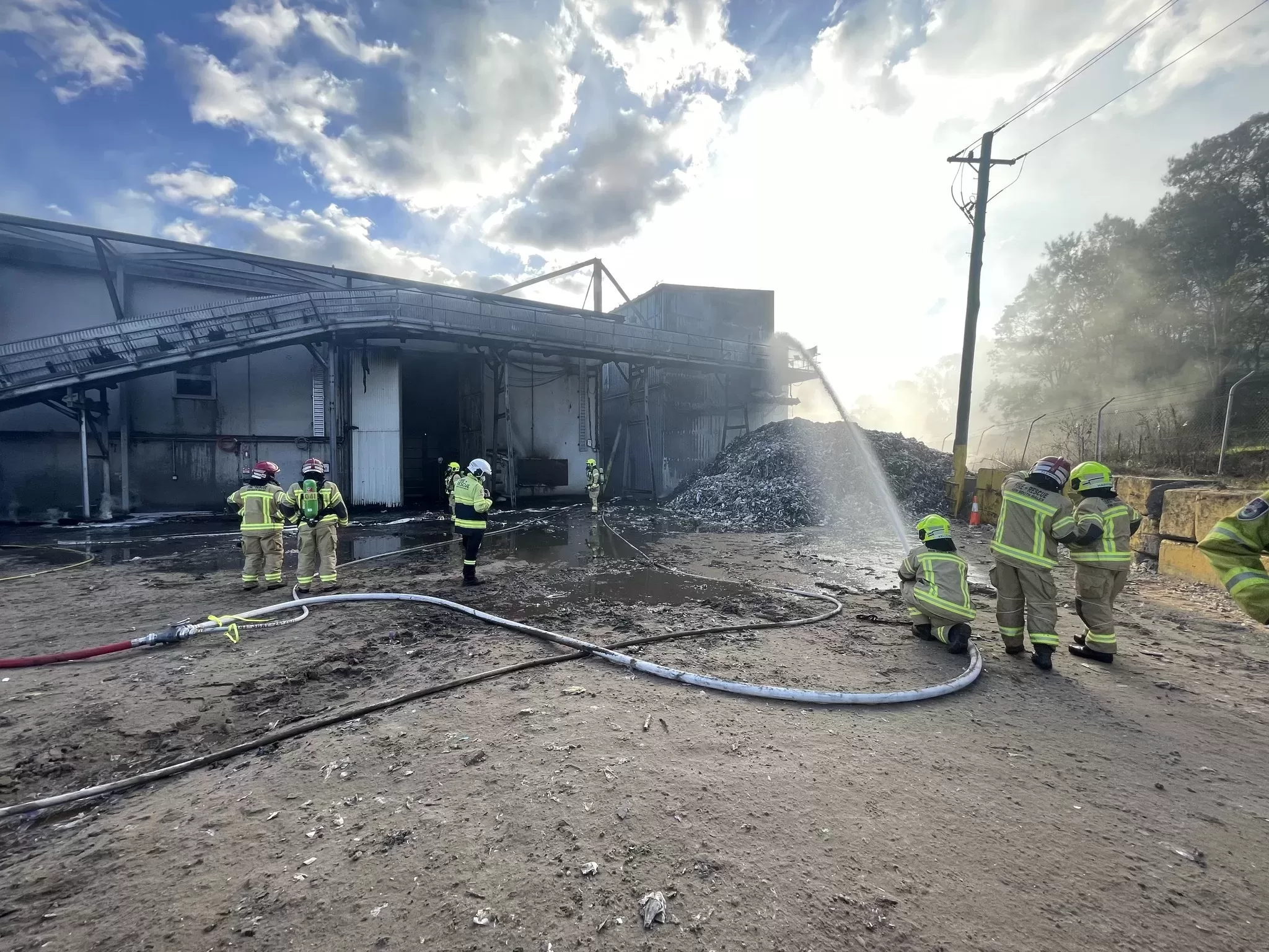 Crew from Fire & Rescue NSW