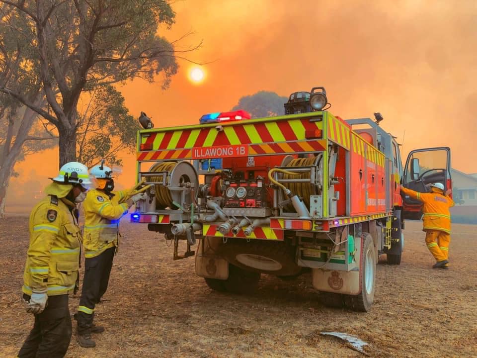 Volunteer Firefighters from the NSW RFS