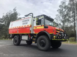 QFES UniMog. Photo: QFES Facebook