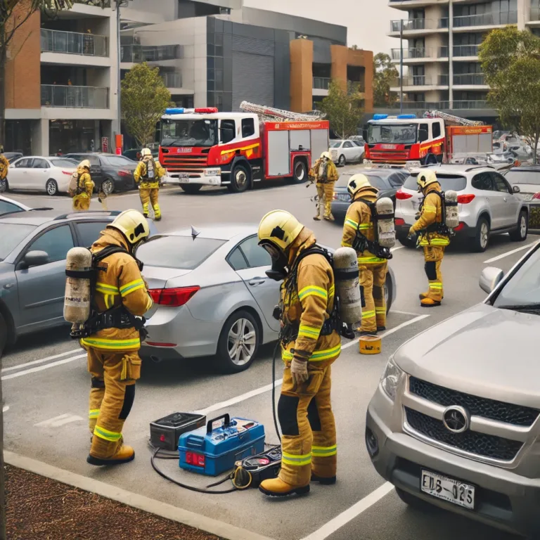 Smell of Gas in a Parking Lot